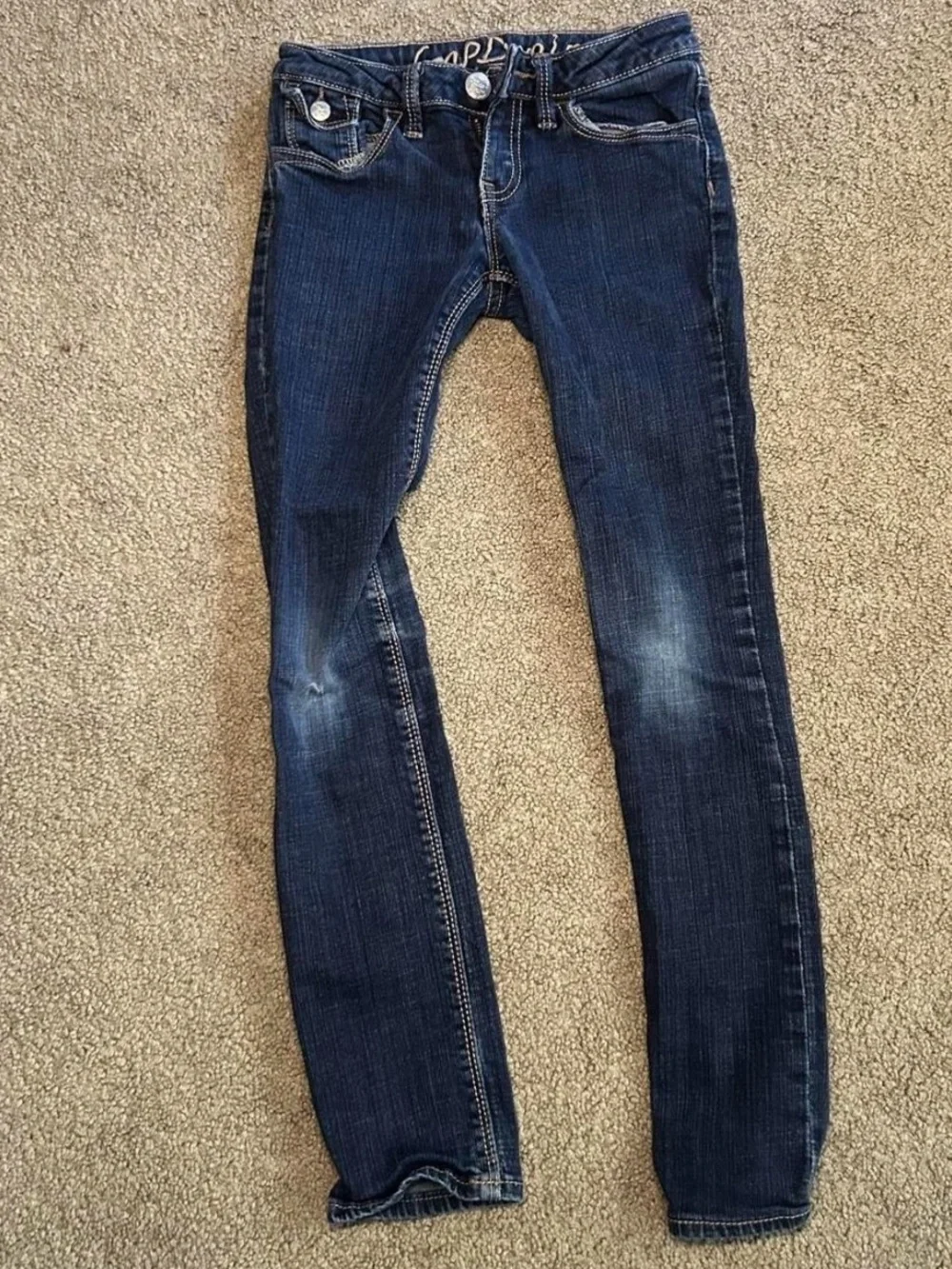 Gap Kids navy blue skinny jeans size 8 regular